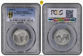 1939-F 2 Mk J-366 MS63