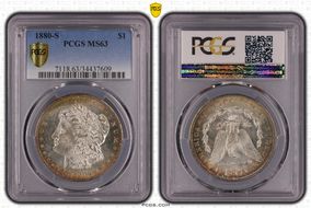 1880-S $1 MS63