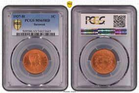 1937-H 1C MS65RD