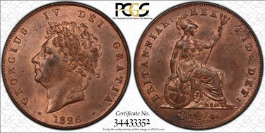 1826 1/2D S-3824 MS64RB