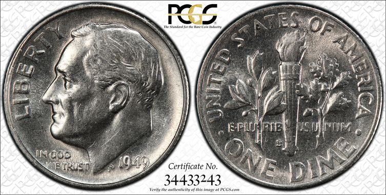 Cert 34433243 - Coin Image