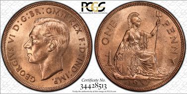 1937 1D S-4114 MS65RD