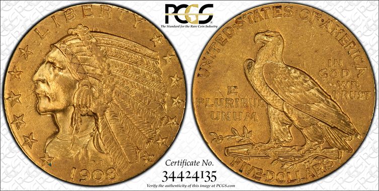 Cert 34424135 - Coin Image