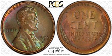 1956-D 1C MS65BN