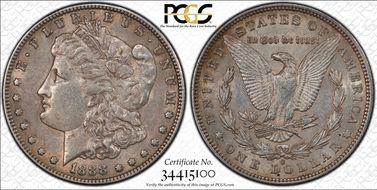 1888-S $1 AU50