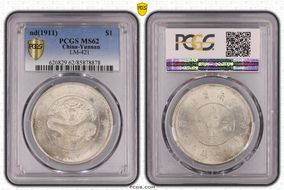 nd(1911) $1 LM-421 MS62