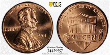 2011 1C Shield MS67RD