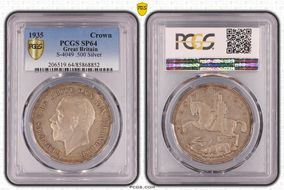 1935 Crown S-4049 .500 Silver SP64