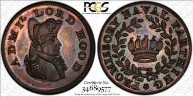 (c.1790) Tk 1/2D DH-99 Hampshire, Southampton MS65BN