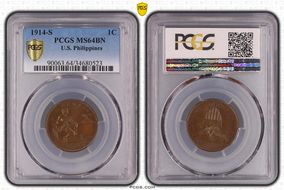 1914-S 1C KM-163 MS64BN
