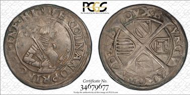 (1521-64) 6 Kr Ferdinand I XF40