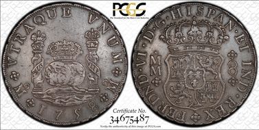 1758-Mo MM 8 R Yon-M8-58 Calico-494 AU50