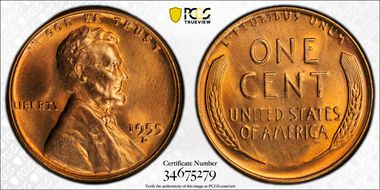 1955-D 1C RPM FS-503 MS66RD