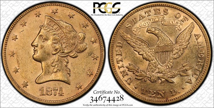 Cert 34674428 - Coin Image