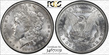 1883-O $1 MS64