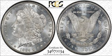 1884-CC $1 MS63