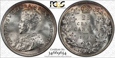 1930 25C MS64