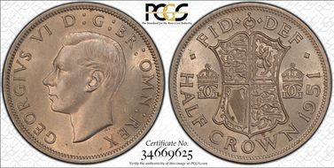 1951 1/2 Cr S-4106 MS64