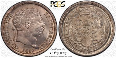 1817 Shil S-3790 MS64+