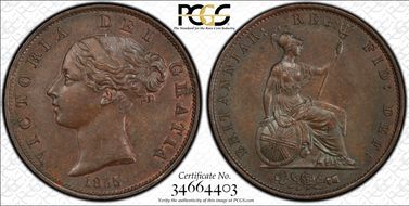 1855 1/2D S-3949 MS65BN
