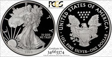 2014-W $1 Silver Eagle PR70DCAM