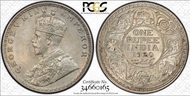 1920(C) Rupee SW-8.50 MS64