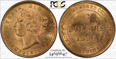 1882-H $2 MS64