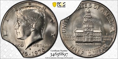 1976-D 50C Clad MS64