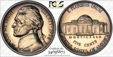 1938 5C Re-Engraved Obv Design FS-403 PR66