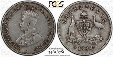 1934/3(m) 3D KM-24  Ag XF40