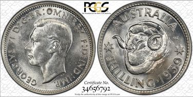 1939(m) Shil KM-39  Ag MS64