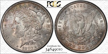 1880 $1 MS62