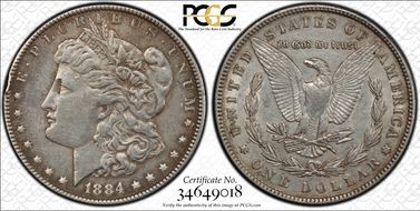 1884 $1 N1