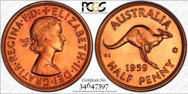 1959(m) 1/2D PR66RD
