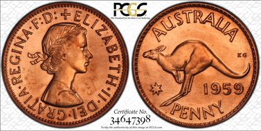 1959 (m) 1D PR65RD