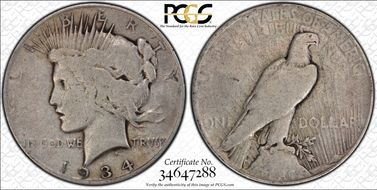 1934 $1 VG10