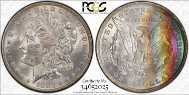 1883-O $1 MS62