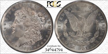 1885-O $1 GSA Hoard MS65