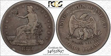 1873-CC T$1 Trade VF25