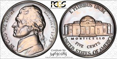 1953 5C Re-Engraved Design, FS-401 PR68