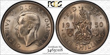 1950 Shil S-4109 Scottish Rev MS65