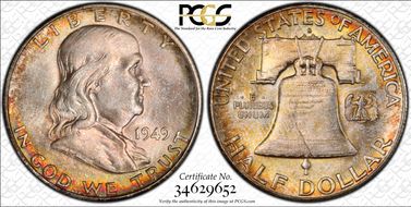 1949-S 50C MS66+ FBL