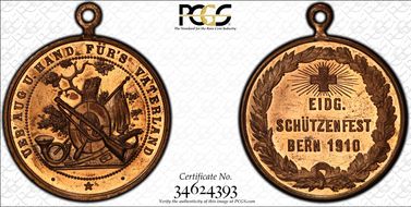 1910 Medal Bern R-267a Ae SP64RD