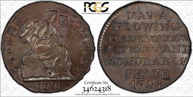 1796 Tk 1/4D DH-478a Warwickshire Birmingham MS65BN