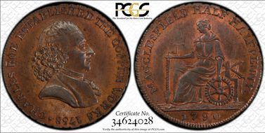 1790 Tk 1/4D DH-83 Cheshire, Macclesfield MS64BN