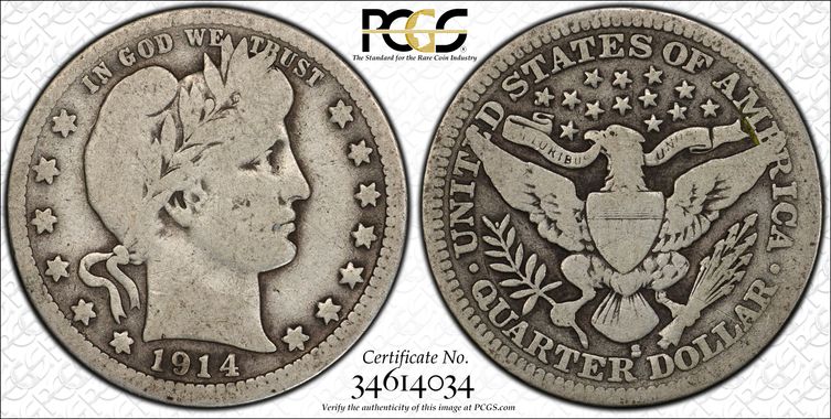 Cert 34614034 - Coin Image