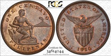 1910-S 1C MS65RB