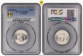 1962(m) Shil KM-59  Ag MS64+