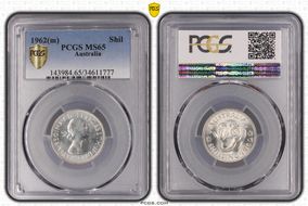 1962(m) Shil KM-59  Ag MS65