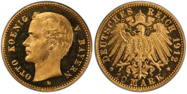 1912-D 10 Mk J-201 PR65CAM